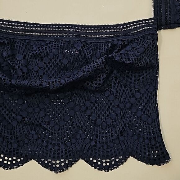 Victorias Secret blue lace halter top small. - Picture 2 of 5